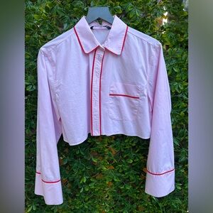 CROP POPLIN SHIRT SHIRT
